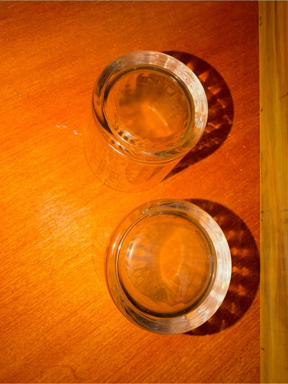 (2) Pasabahce Turkey Optic Block Clear Tumblers Old Fashioned Drinking Glasses